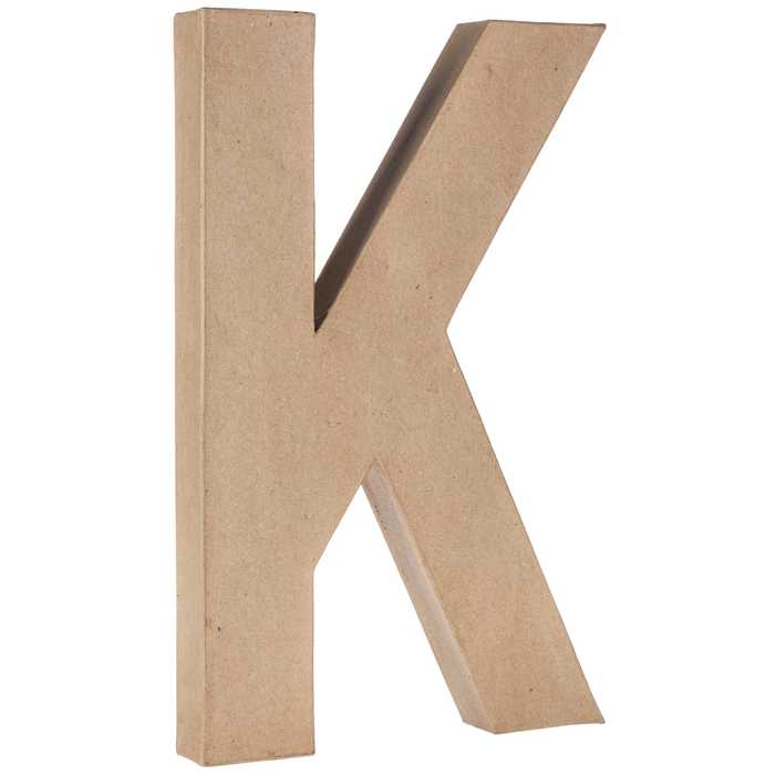 Paper Mache Letter K 16" Hobby Lobby 1058742